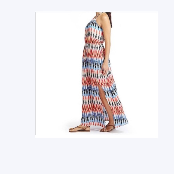 Athleta Sunset Ikat Maxi Dress Size XS - Picture 2 of 8